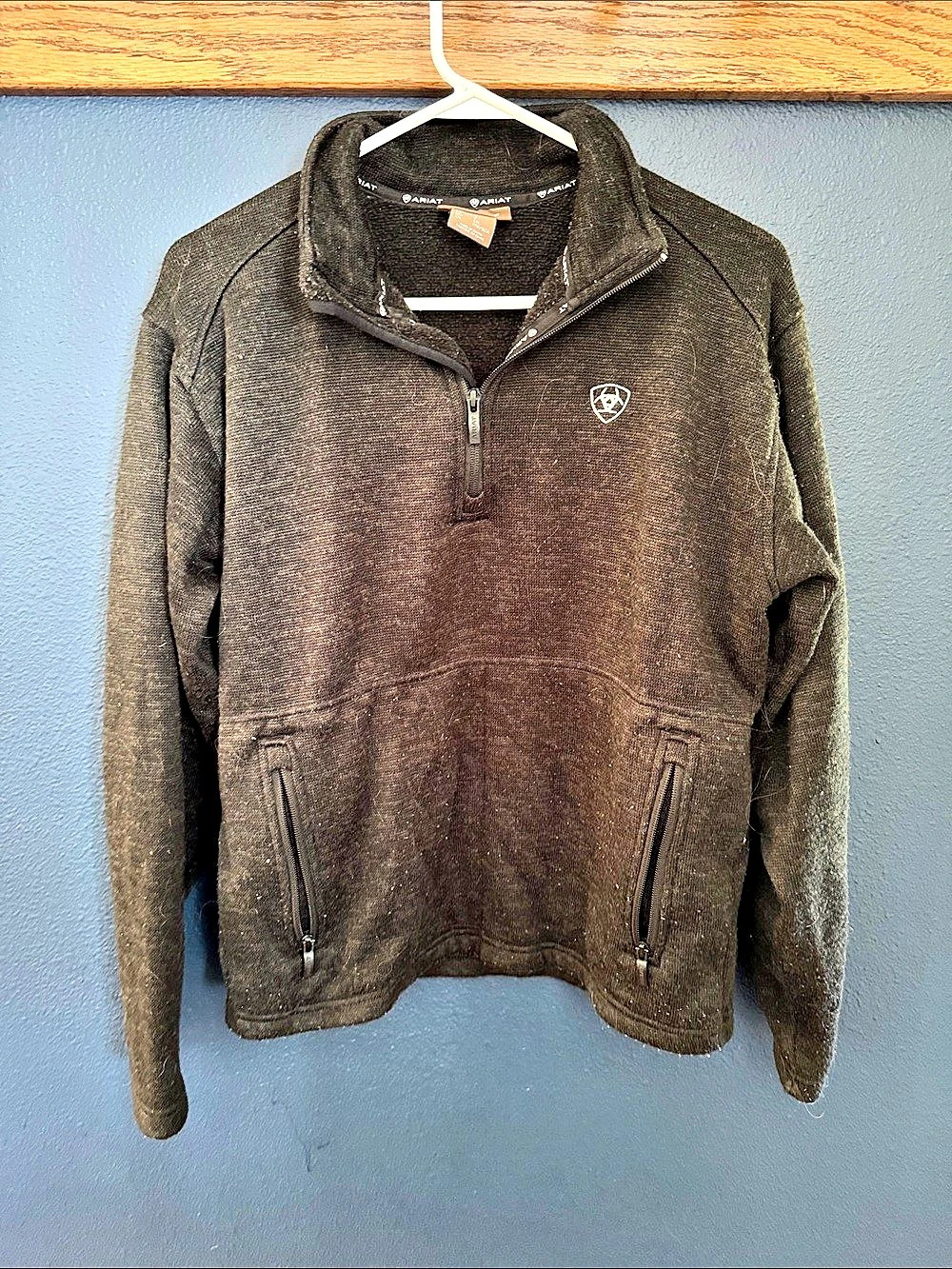 Ariat Men'Small Black Pullover Jacket Size Small